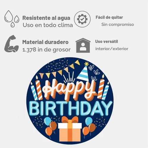 Vista 5 de Globos magnéticos redondos para automóvil, para aulas, oficina o nevera, 5.5 pulgadas (azul)