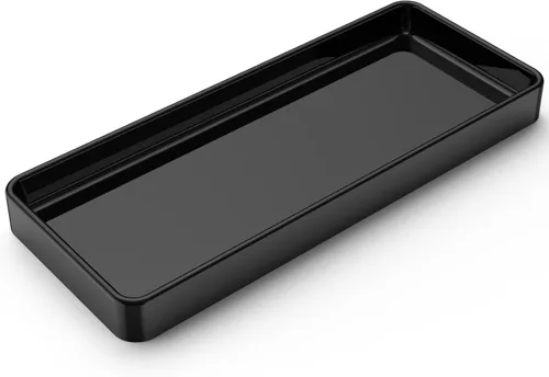 Vista 9 de Gurygo Bandeja de jabón de cerámica de 8" para cocina - Bandeja de tocador rectangular pequeña para baño - Bandeja para mostrador y tocador