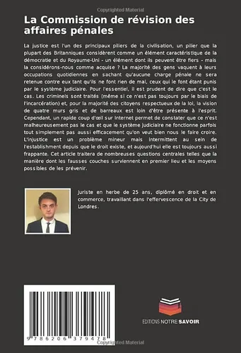 Vista 2 de La Commission de révision des affaires pénales Un complément efficace à la procédure d'appel en matière pénale (French Edition)
