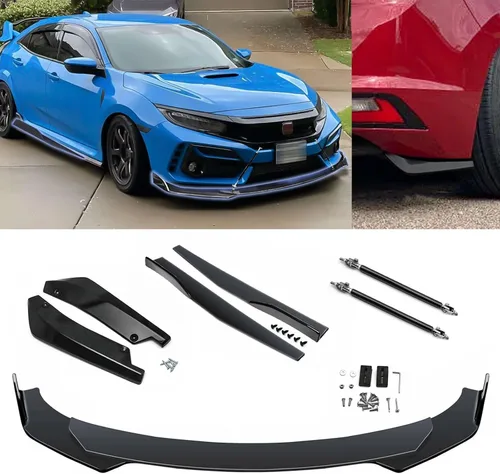 Vista 20 de x xotic tech Labio Universal para Parachoques Delantero Alerón de Barbilla Divisor Difusor Protector de Ala Moldura Kit de Carrocería de Coche