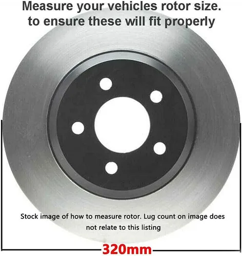 Vista 164 de Detroit Axle - Rotores de freno delantero para 04-13 Mazda 3 Rotores de frenos de disco 06-15 Mazda 5 Reemplazo: Rotor regular delantero de 11.81