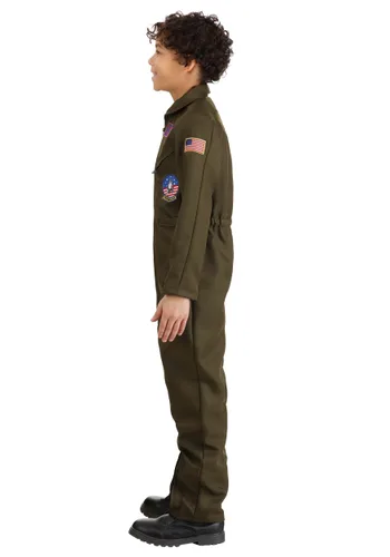 Vista 12 de Disfraz Deluxe de Traje de Vuelo Top Gun para Niños Multicolor
