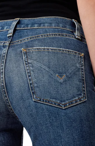 Vista 5 de HUDSON Jeans Remi de tiro alto, recortados, pierna recta para mujer