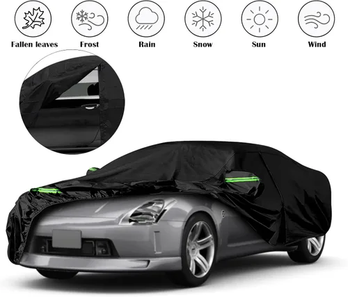 Vista 7 de Cubiertas impermeables para auto reemplazables para Nissan 350Z 2003-2009, 6 capas con forro interior de algodón, cubiertas personalizadas