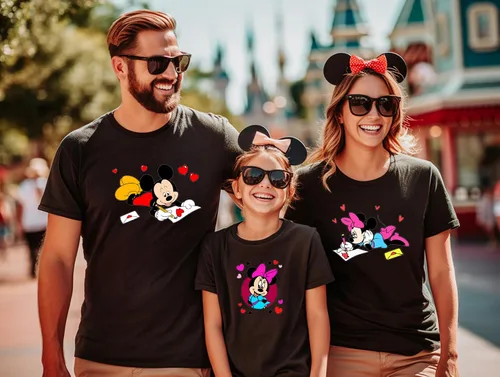 Vista 5 de Mickey y Minnie in Love - Camisa de Mickey con diseño de ángel y amor, camiseta Eros Mickey, camisas de Disney para mujer, camisa para el día de San