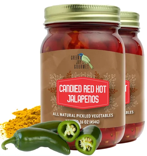 Vista 6 de Lanzas de espárrago en escabeche Green Jay Gourmet en frasco - Vegetales frescos en escabeche envasados a mano para cocinar y despensa – Espárragos