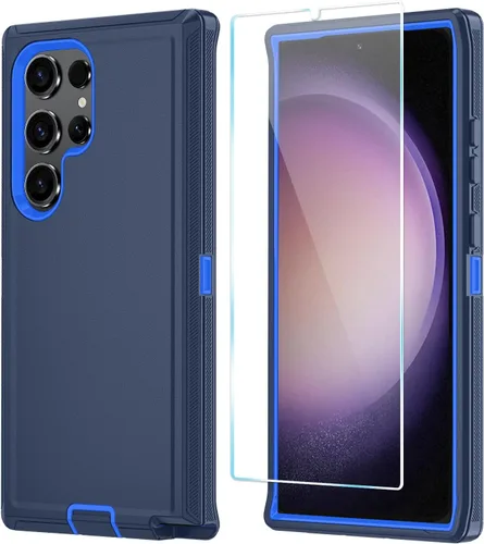 Vista 8 de ONOLA Funda para Samsung Galaxy S23 con protector de pantalla HD, resistente, a prueba de golpes y caídas, 3 capas, para Galaxy S23 de 6.1 pulgadas