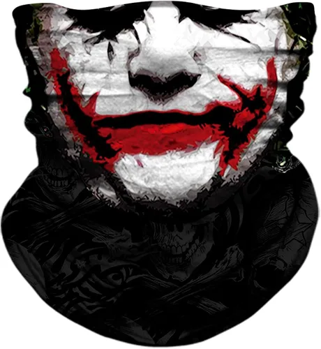 Vista 3 de Máscara de calavera pañuelo para el cuello gorro bufanda mágica diadema para protección de polvo sol y viento
