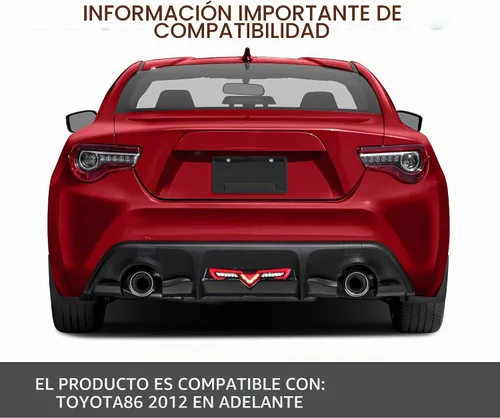 Vista 6 de VLAND Conjunto de luces traseras para Toyota GT86 2012-2020, BRZ 2013-2018, FRS 2012-2016 con señal de giro, luz LED DRL, enchufar y usar