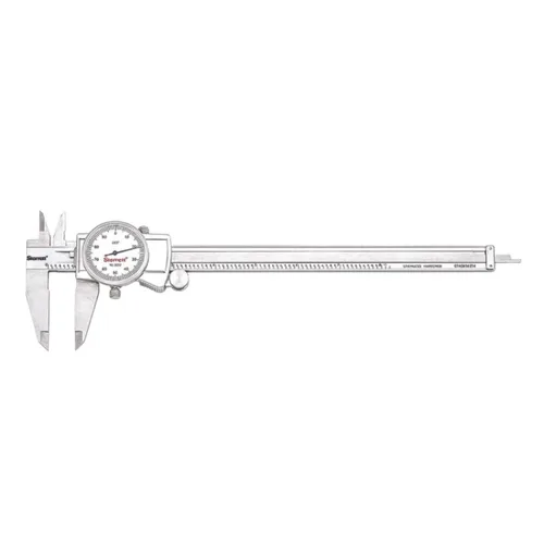 Vista 8 de Starrett Calibrador de esfera con bisel ajustable y estuche incluido - Cara blanca, rango de 0-15,24 cm, precisión de -0,001", graduación de 0,001