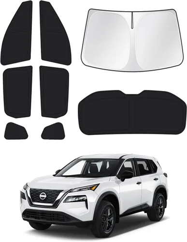 Vista 21 de Canvcle Parasol para parabrisas para Tesla modelo Y/3 2017-2025 2026 (compatible con modelos 2025 Y Juniper/2024 Modelo 3 Highland), parasol grueso