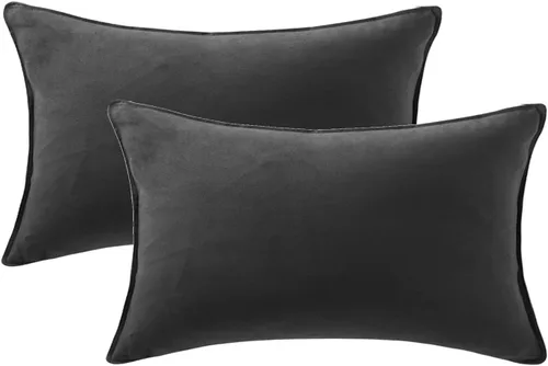 Vista 13 de Fancy Homi - Paquete de 2 fundas de almohada decorativas azul real de 14x14 pulgadas para sala de estar, sofá cama, sofá, decoración moderna bohemia
