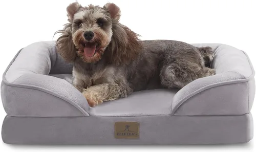 Vista 21 de Bedfolks - Cama ortopédica extra pequeña para perros, cama de sofá impermeable para perros pequeños y gatos, sofá de espuma en forma de huevo
