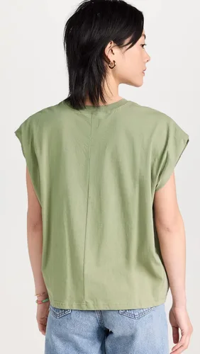 Vista 4 de Pistola Denim Camiseta Trina Muscle para mujer