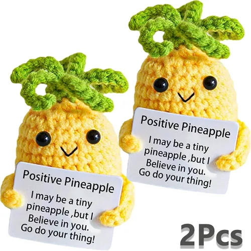 Vista 8 de 2 piezas de piña de apoyo emocional positivo, regalos de piña para mujeres