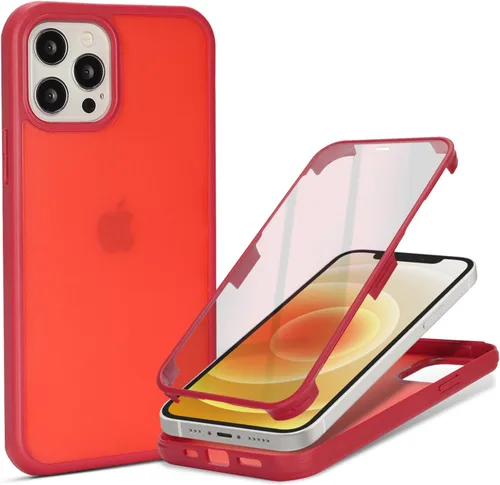 Vista 23 de Funda para iPhone 12 mini con protector de pantalla, color negro