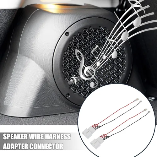 Vista 2 de X AUTOHAUX Conector de altavoz de coche para Mazda para Ford para Lincoln conector adaptador de arnés de cables