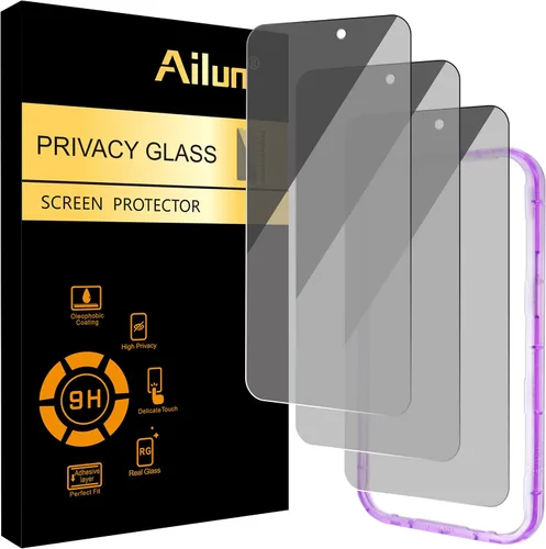 Vista 12 de Ailun - Protector de pantalla de privacidad para iPhone 11 Pro Max/iPhone XS Max [6,5 pulgadas], 2 unidades, antiespía, apto para usar con funda