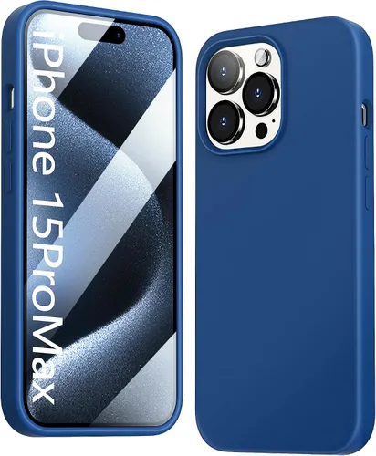 Vista 14 de Funda 5 en 1 para iPhone 12 Pro con protector de pantalla y protector de lente de cámara, funda de silicona líquida para iPhone 12 Pro (verde alpino)