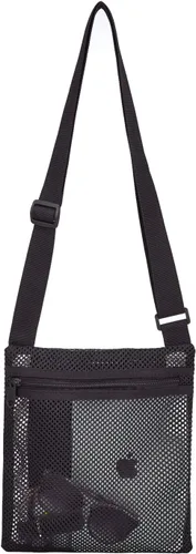 Vista 5 de USPECLARE Heavy Duty Semi-Transparent Mesh Purse, See Through Mesh Crossbody Bag
