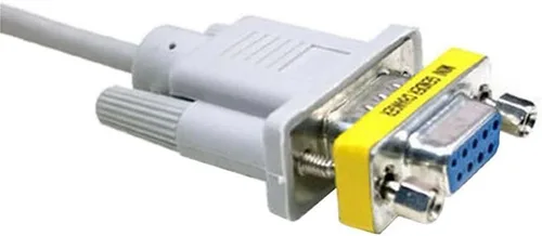 Vista 5 de WOVTE DB9 hembra a hembra Mini cambiador de género adaptador adaptador conector paquete de 2 (VGA/SVGA 9/9)