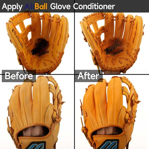 Vista 2 de AliBall Crema acondicionador de guantes de béisbol, suaviza y conserva el cuero, guante rígido renovado, utilizado para guantes de béisbol, guantes