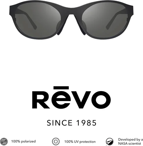 Vista 2 de Revo Icono de gafas de sol: lente polarizada con marco de titanio oval
