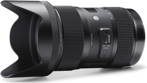 Vista 4 de Lente Sigma F1.8 Art DC HSM de 18 a 35 mm para Canon, negro (210101)