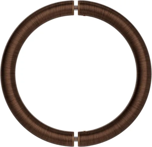 Vista 14 de BRIXWELL HC-6BTB-GP - Manija de puerta de ducha de estilo circular de centro a centro de 6 pulgadas, montaje posterior a trasero, oro de 24 quilates