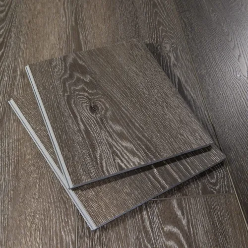 Vista 16 de Muestra de corte de 12" de suelo de tablón de vinilo de lujo Instalación DIY con clic, capa de desgaste de 40 mil, LVP resistente al agua y a