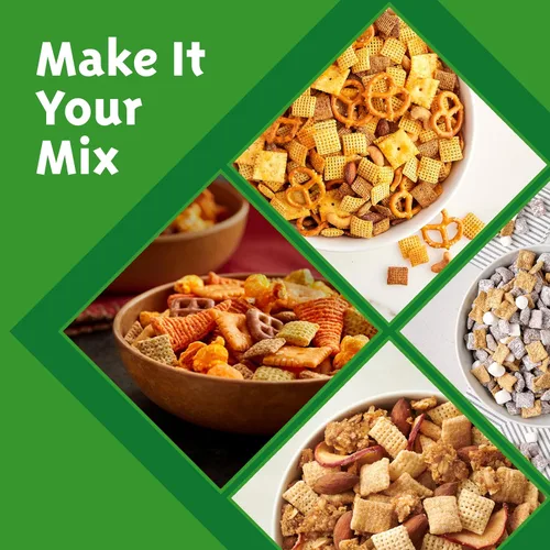 Vista 7 de Chex de maíz sin gluten, cereal para el desayuno, ingrediente casero de Chex Mix, 12 oz 0.56 oz de grano entero por porción, buena fuente de 12