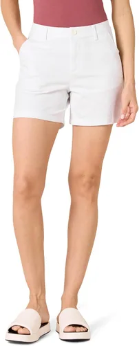 Vista 20 de Amazon Essentials Pantalones cortos caqui de tiro medio y entrepierna de 5 pulgadas para mujer (disponible en cortes rectos y curvos)