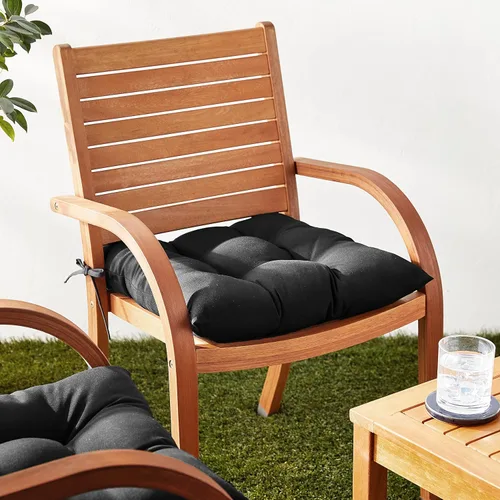 Vista 7 de Pillow Perfect - Almohada para aire libre/interior Fresco Negro Chaise, descanso, 80x23x3
