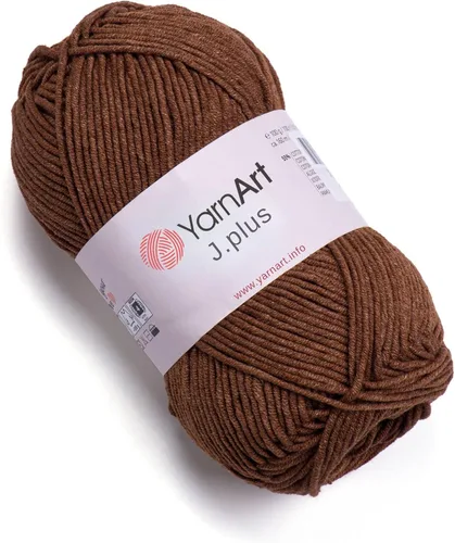 Vista 37 de YarnArt Jeans Plus - Hilo de mezcla de algodón suave, 100g (3.5 onzas), 160m (174 yardas), 55% algodón, 45% acrílico, grosor medio #4, ideal