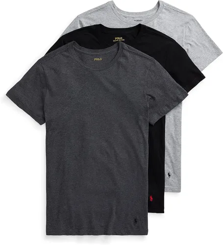 Vista 10 de POLO RALPH LAUREN Men's T-Shirt, 3-Pack, Classic Men's Cotton Crewneck Shirts, Moisture-Wicking, (Long, Big & Tall)