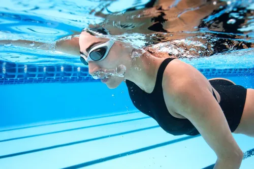Vista 8 de ARENA Gafas de natación unisex para adultos, para principiantes, hombres y mujeres, para fitness, natación, antiniebla, sin espejo, sin sello