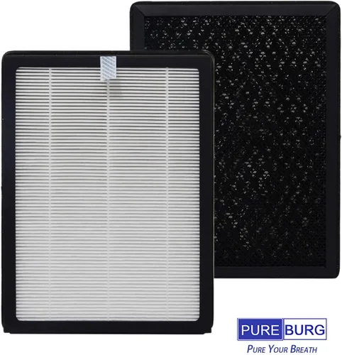 Vista 3 de PUREBURG Filtro de repuesto compatible con purificador de aire Cuisinart CAP-500 N.º de parte: CAP-500FPK, H13 True HEPA y filtración multicapa