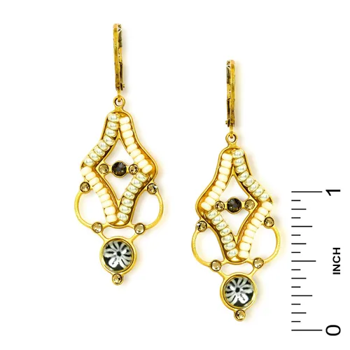 Vista 3 de yoolie joyería, la nostalgia de la moda arete, colección primavera-verano de Artaziae4003