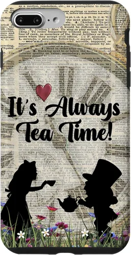 Vista 12 de iPhone 16 It's Always Tea Time! Funda Alicia y el Sombrerero Loco