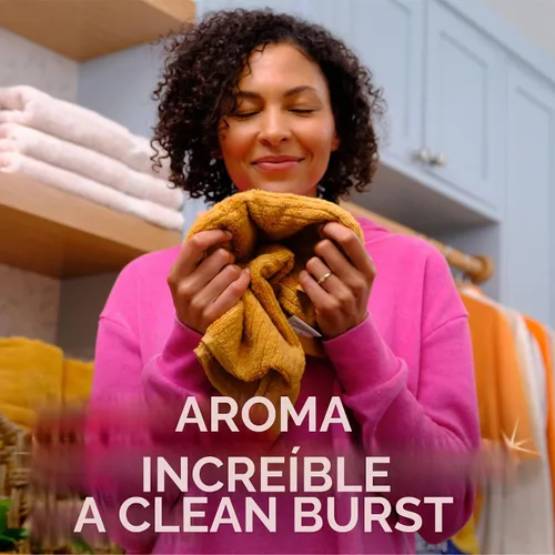 Vista 3 de Arm & Hammer Clean Burst - Paquete de detergente 5 en 1, alta eficiencia (HE), 42 unidades Long-Lasting Freshness, Whitens & Brightens, Odor