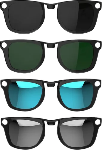 Vista 10 de HiBloks Polarized Clip for Ray-Ban Meta Wayfarer RW4008/RW4012 Large 53-22