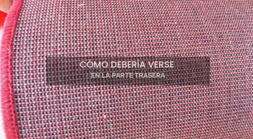 Vista 5 de Tapete grande tradicional estilo persa, oriental. 200 (5 '2" X 6' 11") Color: Azul claro, Rojo