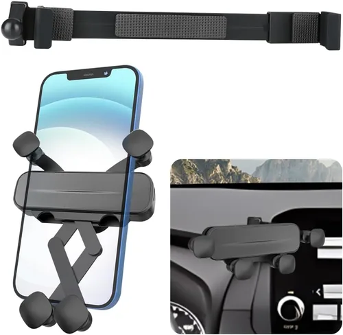 Vista 7 de Soporte para teléfono de coche para Mitsubishi Outlander 2014 2015 2016 2017 2018 2019 2020 2021 Accesorios de automóvil Decoración interior Soporte