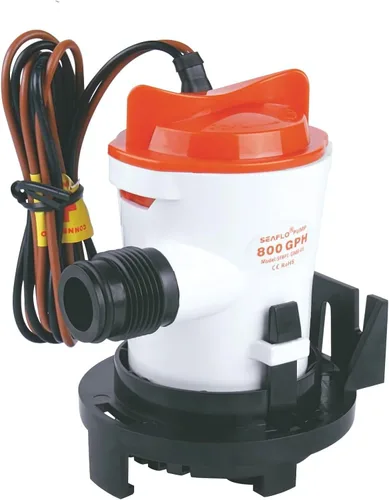 Vista 8 de SEAFLO Motor de cartucho de repuesto para bomba de sentina, Livewell/Baitwell de 12 V, 800 GPH, compatible con los modelos SEAFLO SFBP1-G800-03