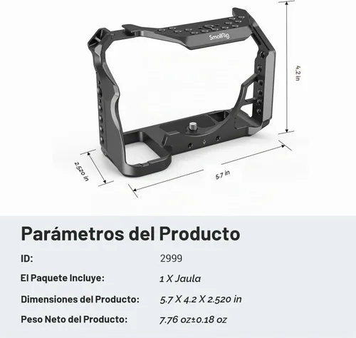 Vista 8 de Armazón para cámara SmallRig solo para Sony Alpha 7S III / A7S III / A7SIII