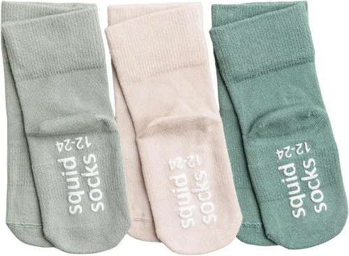 Vista 74 de squid socks Calcetines de viscosa de bambú 0-6M, 6-12M, 12-24M y 2T-3T Calcetines que se mantienen puestos