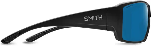 Vista 3 de Smith Guides Choice Performance - Lentes de sol deportivos, color negro mateespejo azul polarizado Chromapop