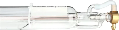 Vista 5 de Mssoomm - Tubo láser de 30 W, 30 W, longitud de 23.622 in de diámetro y 1.969 in con cabezal de metal para cortador láser de CO2 y máquina grabadora