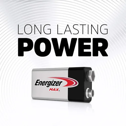 Vista 2 de Energizer MAX - Baterías de 9 V (paquete de 2), baterías alcalinas de 9 voltios - El empaque puede variar