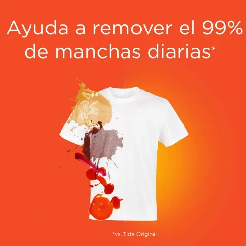 Vista 6 de Tide - Detergente líquido para lavandería, liberación ultra mancha, 46 onzas
